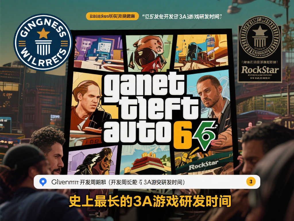 《GTA6》开发时长或创历史新高？吉尼斯世界纪录官方关注